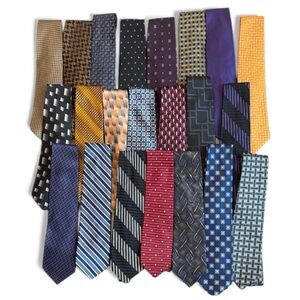 LNWOT Tom James Hand Tailored in USA Executive Collection 100% Silk Ties Lot